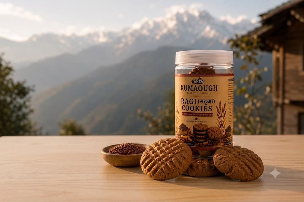 Ragi Peanut Cookies